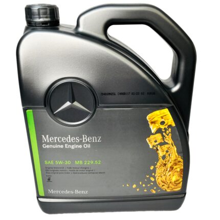 Моторное масло Mercedes-Benz SAE 5W-30 / MB 229.52, A000989700613ABDW (Бельгия), (5л)